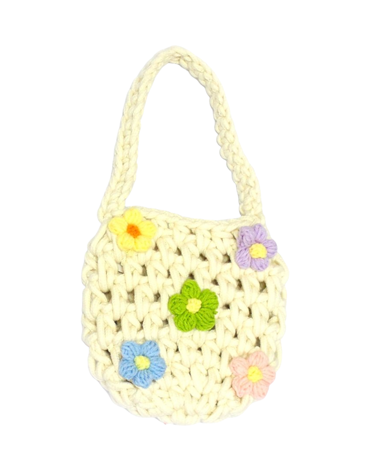 Crochet a Cute Flower Bag – Free Pattern, Smart Stashbuster! - KnitHacker