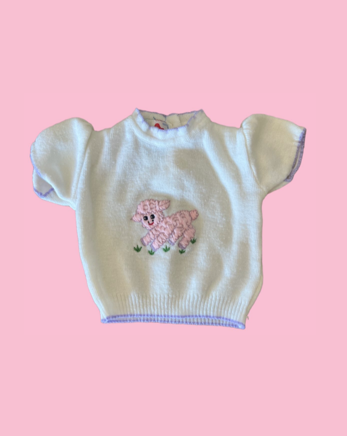 Vintage Baby Lamb Knit Top