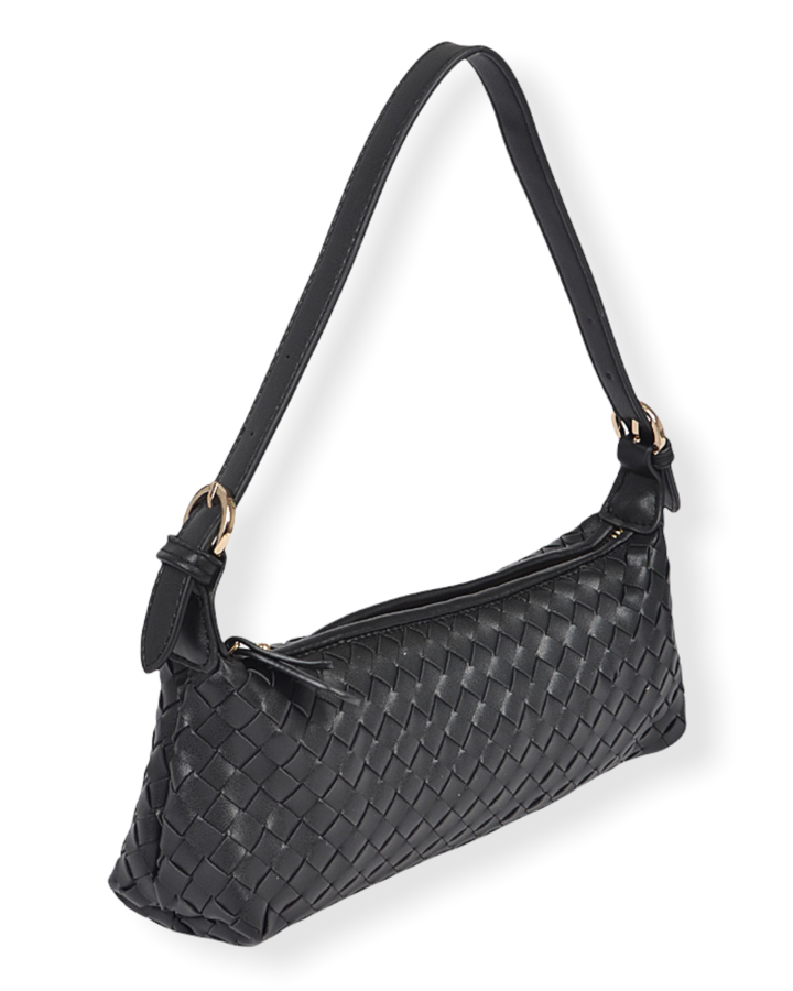 braided baguette shoulder bag long beach and then lb