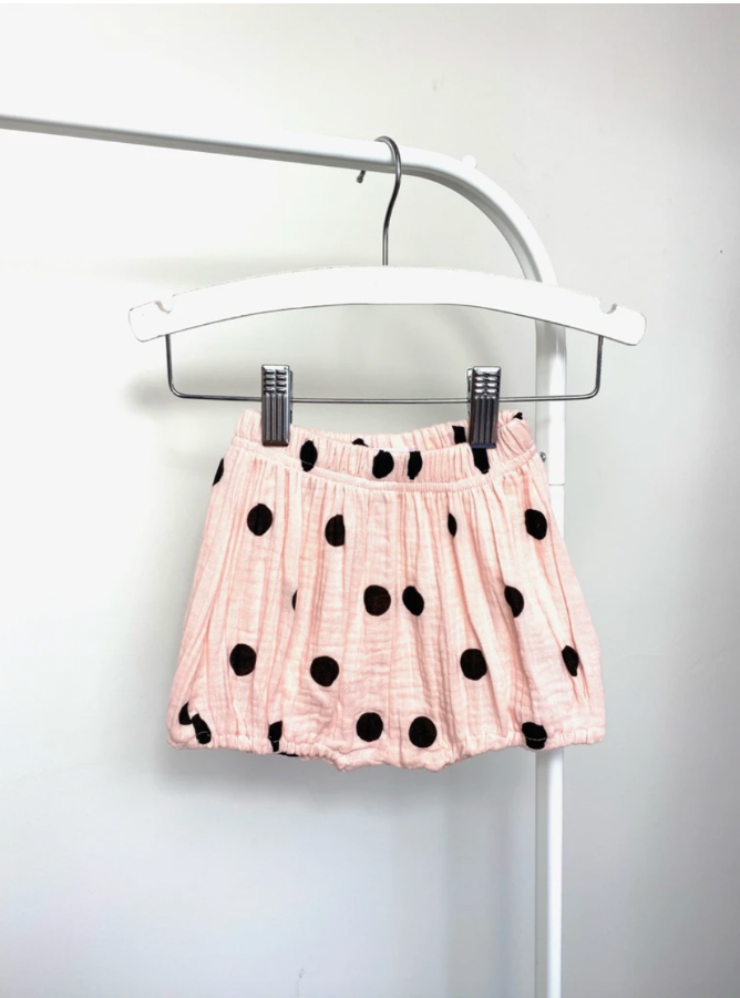 Ostia Blush Polka Dot Gauze Short