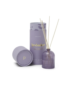 MINI 1.5 OZ LILAC MILKY GLASS PETITE DIFFUSER LAVENDER - SISTER LB