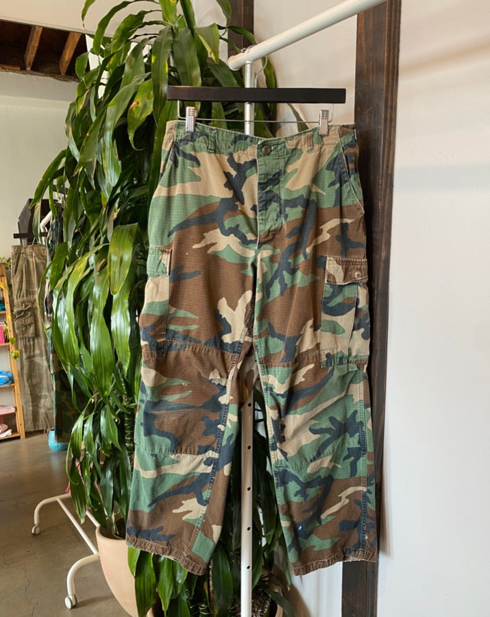 Vintage Camo Military Pants