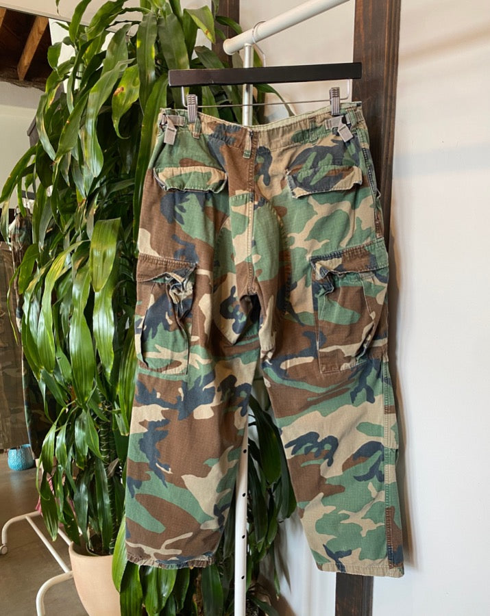 Vintage Camo Military Pants And Then LB