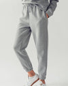 Heather Gray Elastic Drawstring Sweatpants