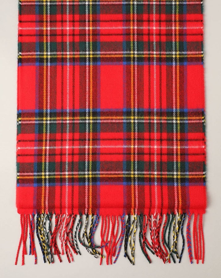 Red Tartan Plaid Scarf