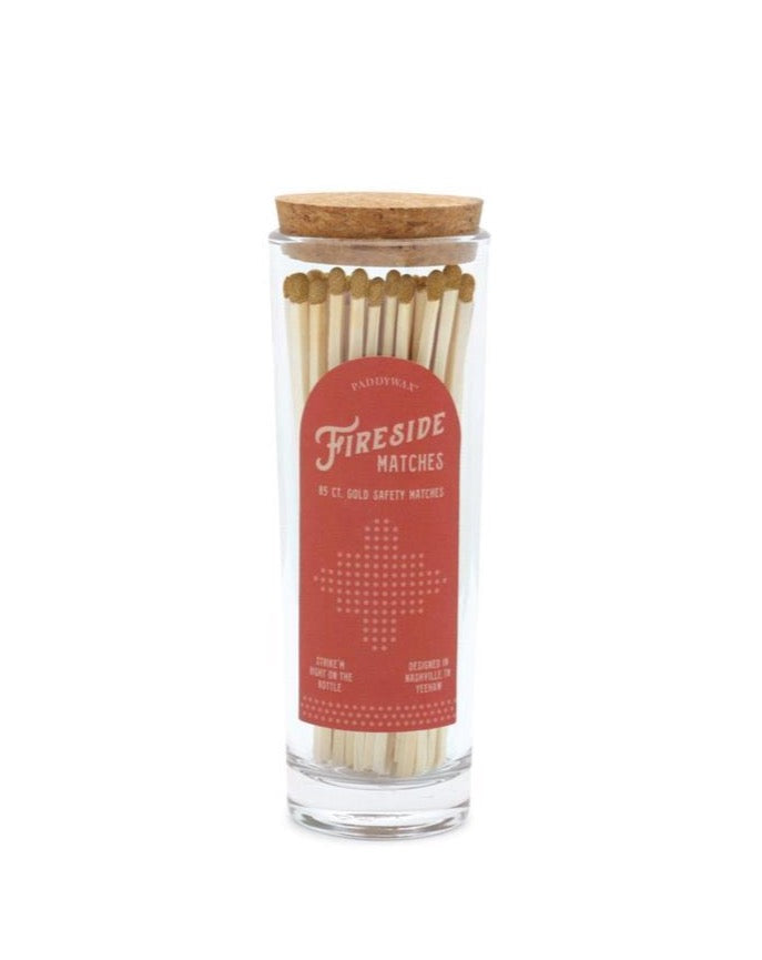 Gold Tall Fireside Matches