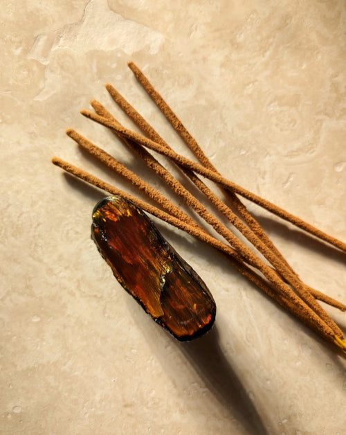Amber & Incense Candle