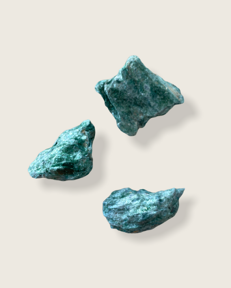 Fuchsite rough stones