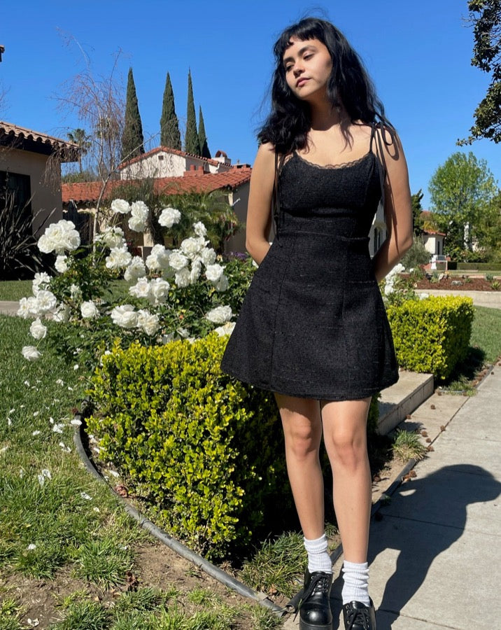 Black Ama Mini Dress
