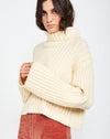 Cropped Turtleneck Sweater