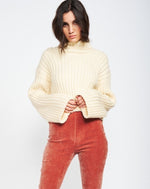 Cropped Turtleneck Sweater