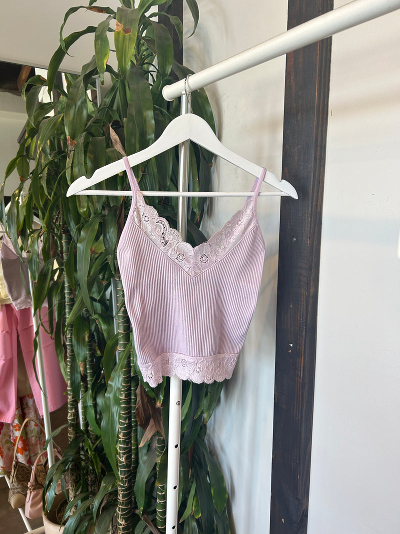 Amélie Lace Trimmed Tank