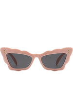 Peyton Scalloped Cat Eye Sunglasses