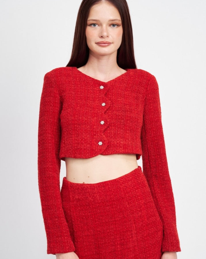 Marinara Cropped Jacket