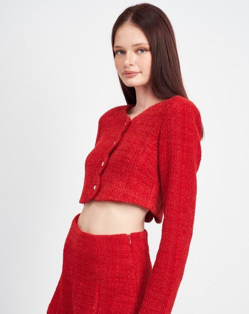 Marinara Cropped Jacket