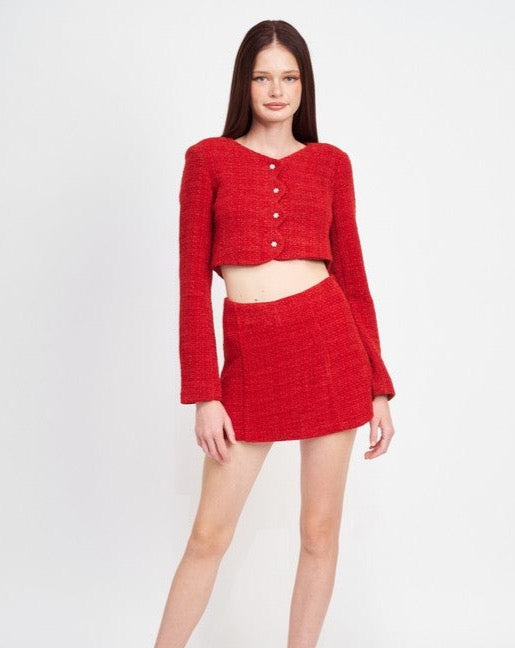 Marinara Cropped Jacket
