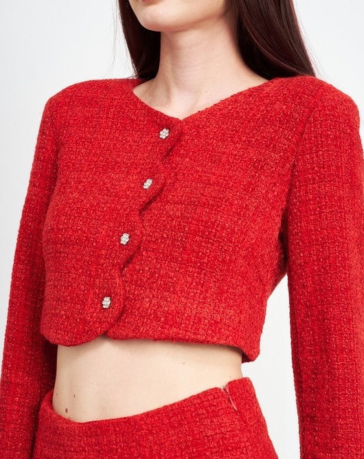 Marinara Cropped Jacket