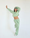 Sage Wide Leg Sweatpants
