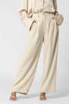 Vanilla Pleated Trousers