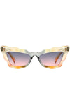 Peyton Scalloped Cat Eye Sunglasses