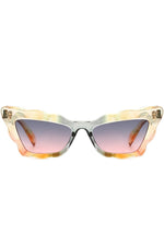 Peyton Scalloped Cat Eye Sunglasses